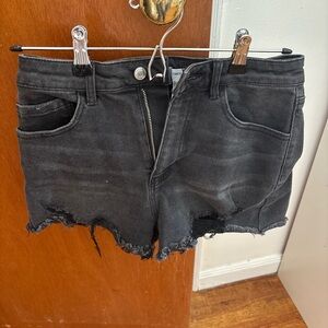Forever 21 Charcoal Jean Shorts